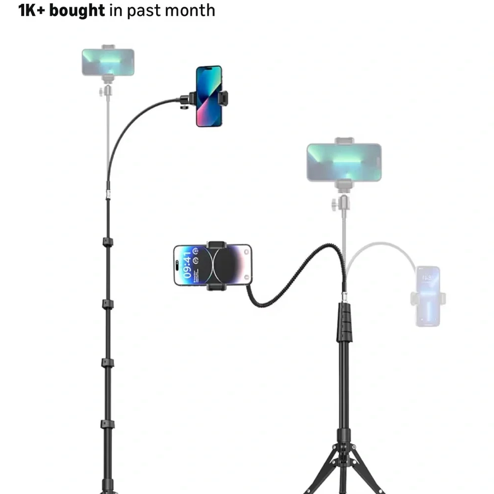 Universal Black Phone Holder Clip